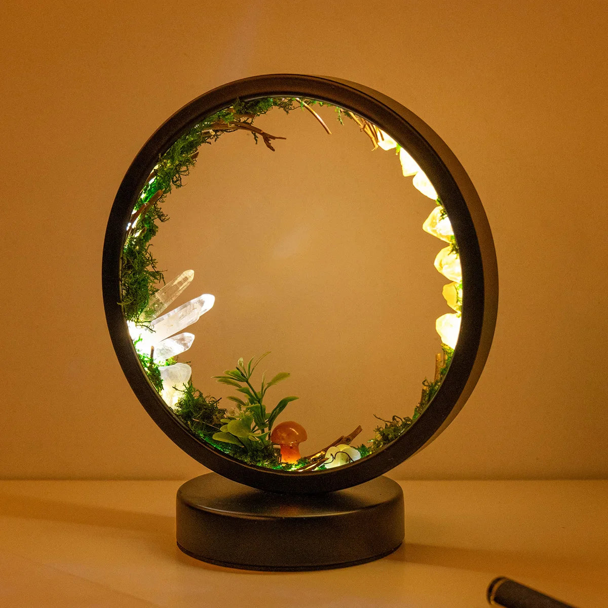Nachtlampje Slaapkamer Modern Ontwerp met Natuurlijke Elementen 5