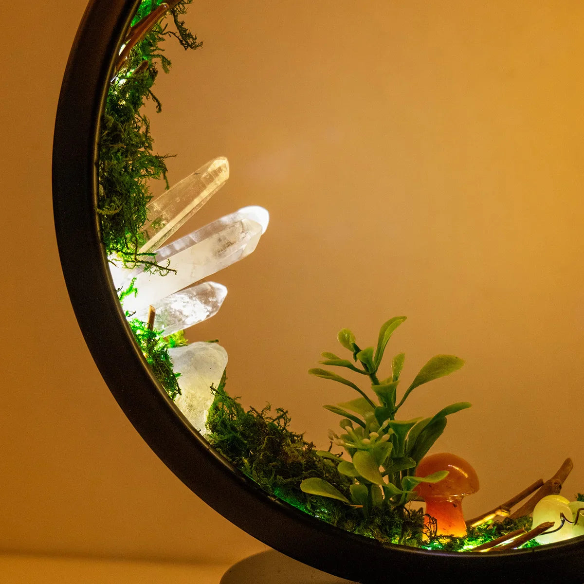Nachtlampje Slaapkamer Modern Ontwerp met Natuurlijke Elementen 6