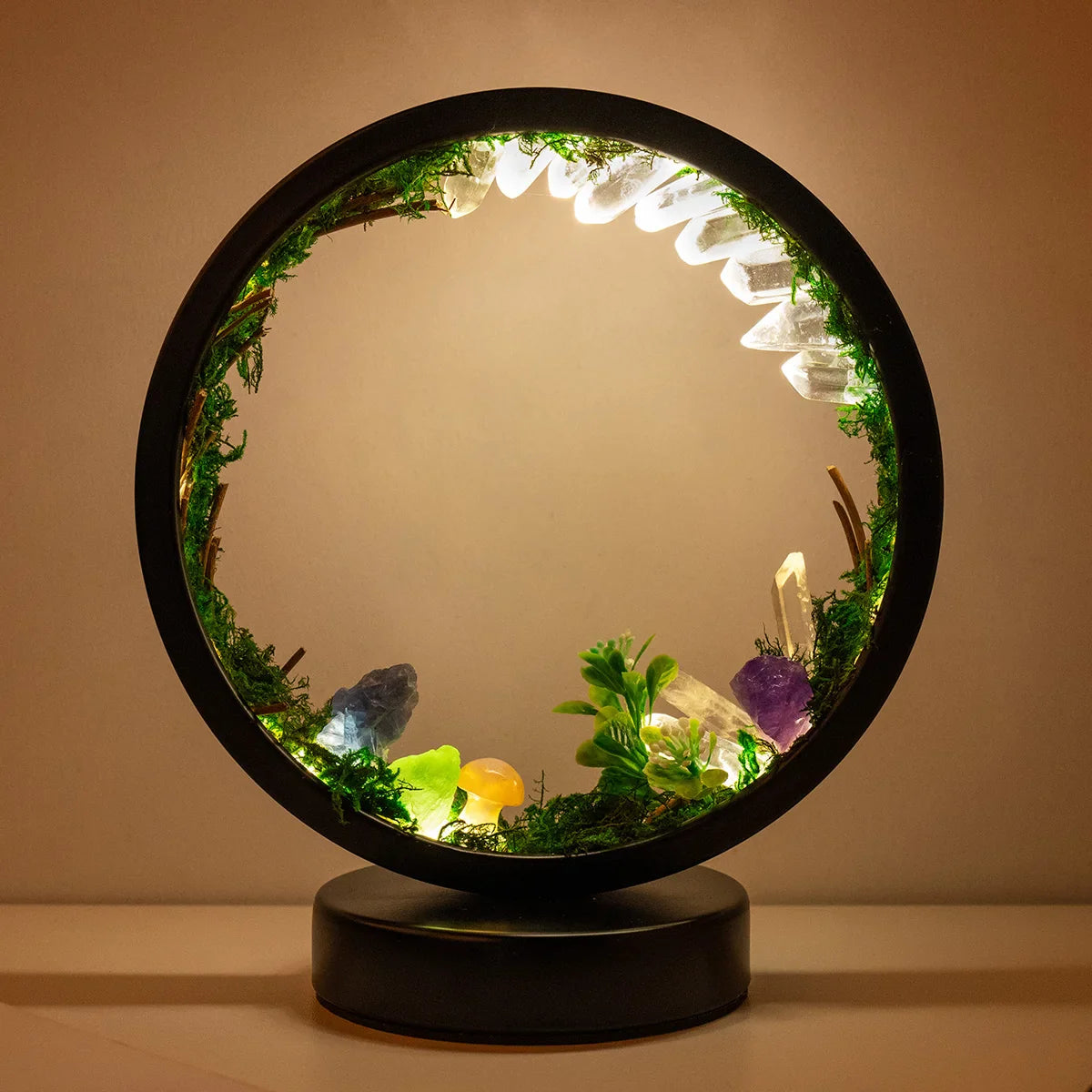 Nachtlampje Slaapkamer Modern Ontwerp met Natuurlijke Elementen 9