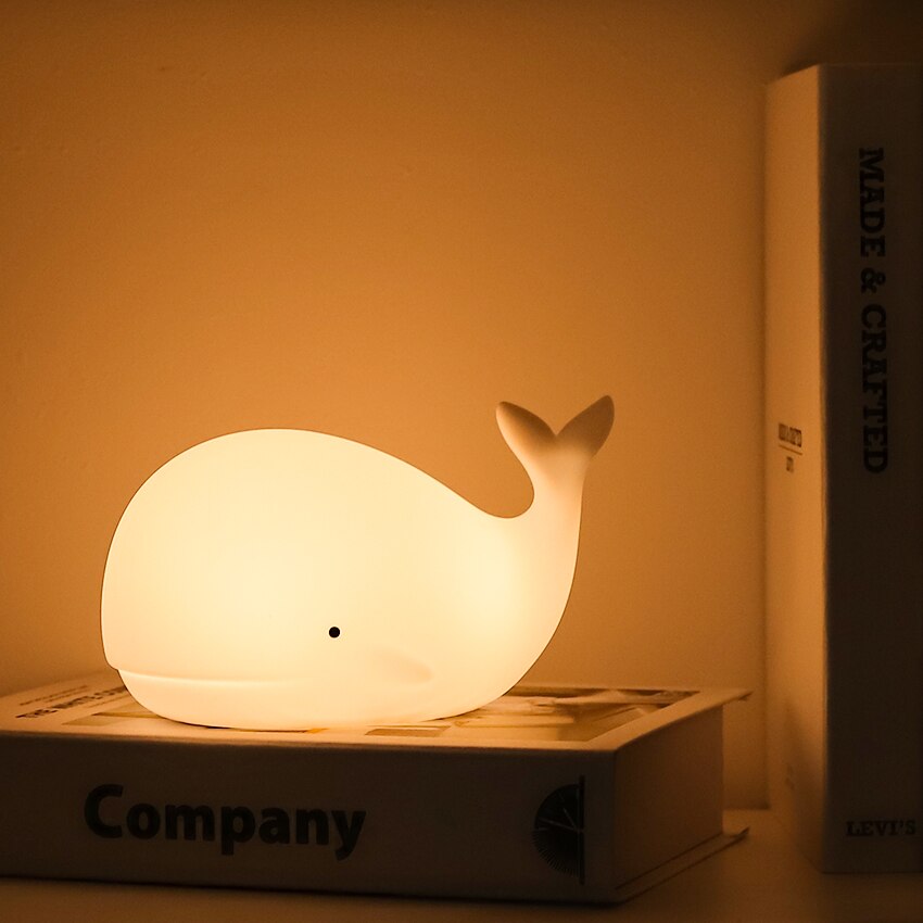 Nachtlampje Walvis voor Kinderen - Sfeervolle Verlichting voor Kinderkamer 4