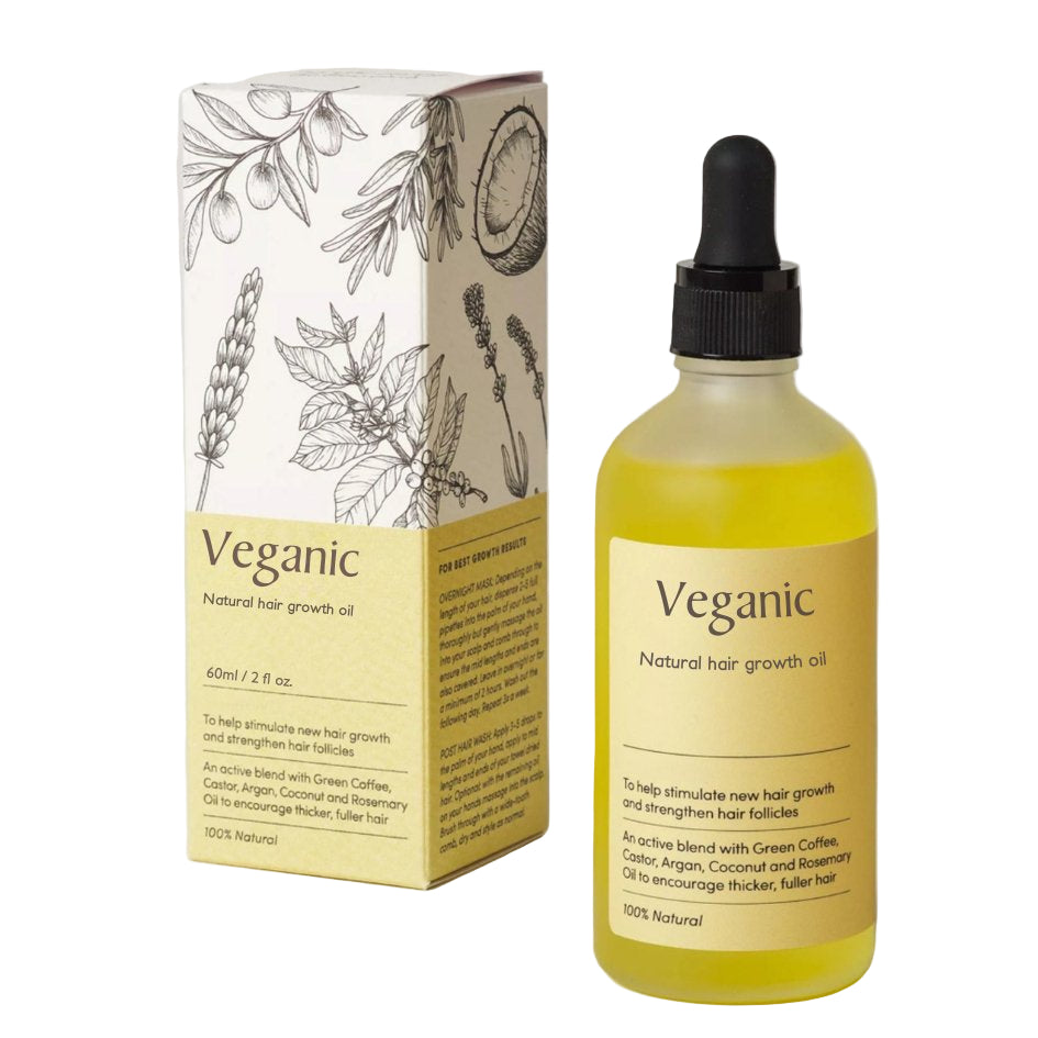 Natuurlijke Haargroei Olie voor Volle Lokken met Castor, Argan en Kokos 0