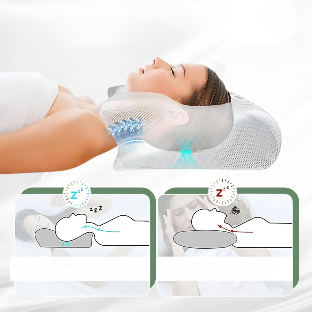 Nek- en rugkussen met ergonomische ondersteuning 3