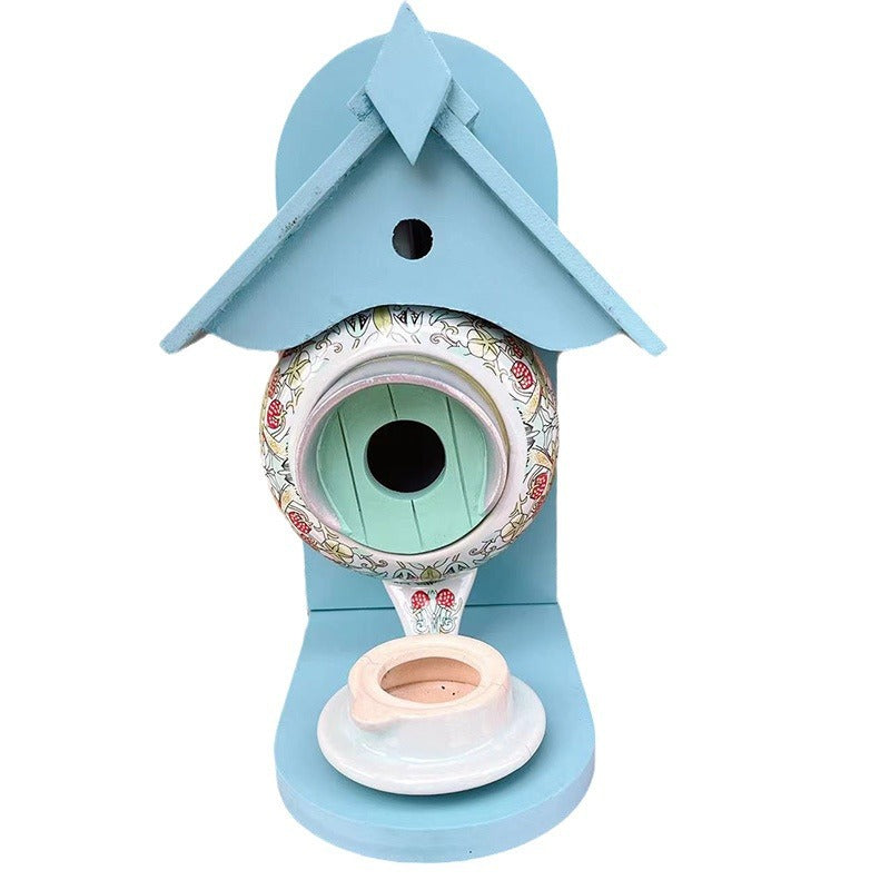 Theepot Vogelvoederhuis