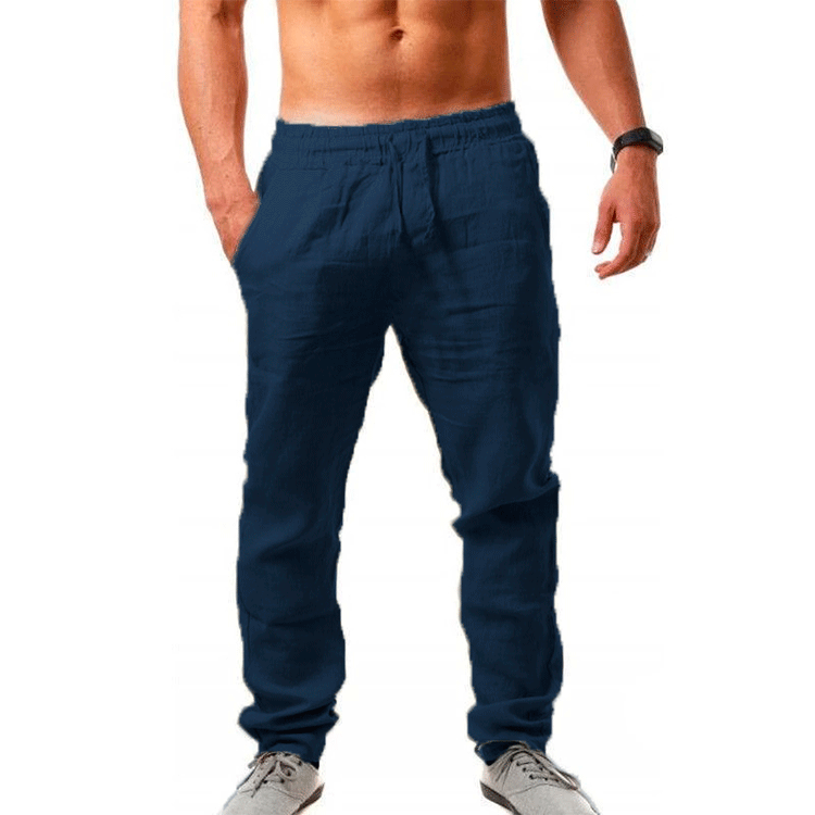 Ademende casual fitnessbroek voor heren
