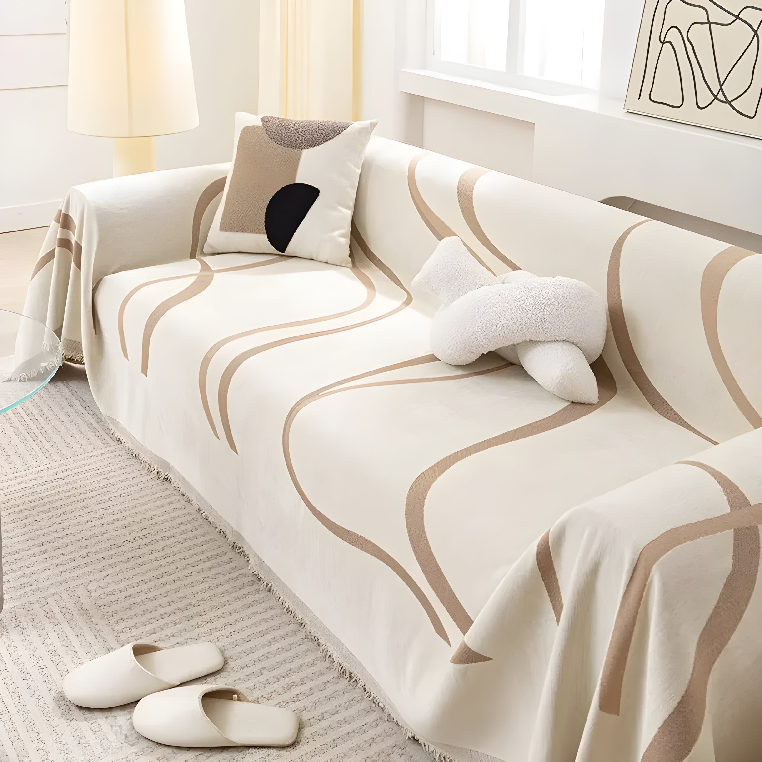 Omkeerbare Banksprei Luxe Flip voor Stijlvolle Woonkamers 2