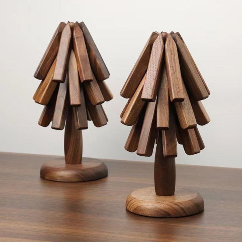 Onderzetters Voor Glazen Met Creatief Ontwerp - Stijlvolle Houten Onderzetter Set 2