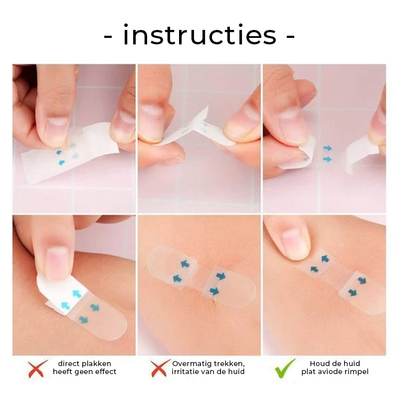 Onzichtbare Face Lifter Tape voor V-vormig Gezicht 5