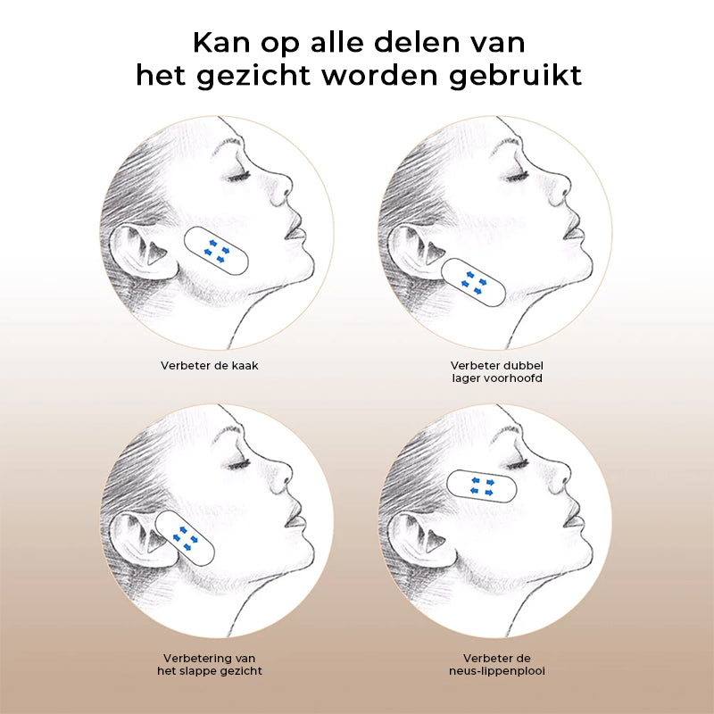 Onzichtbare Face Lifter Tape voor V-vormig Gezicht 6