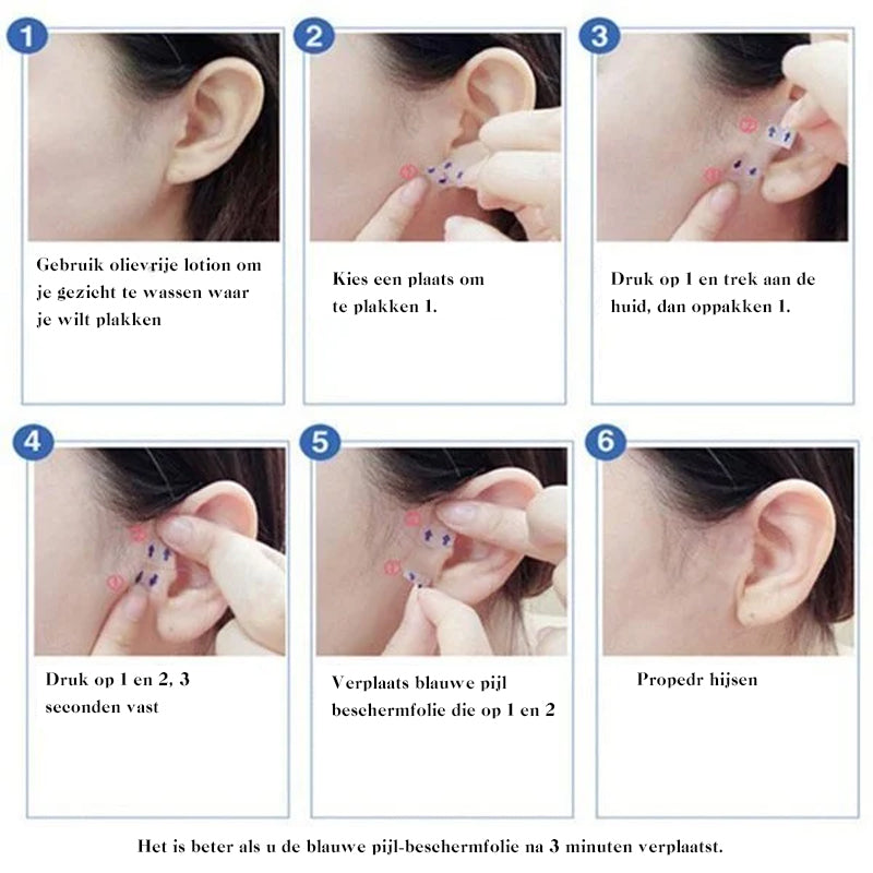Onzichtbare Face Lifter Tape voor V-vormig Gezicht 8