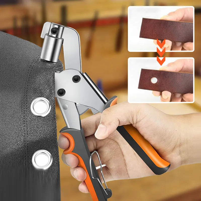 Oogjestang voor Metalen Oogjes - Heavy Duty Handtang voor Diverse Materialen 0