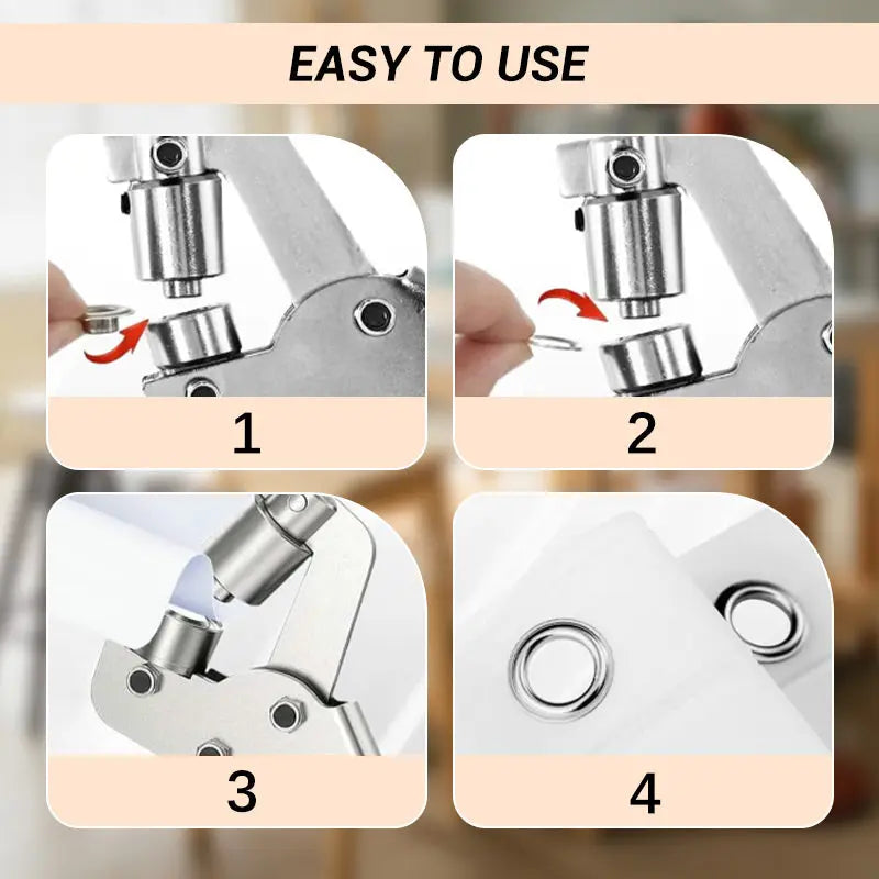 Oogjestang voor Metalen Oogjes - Heavy Duty Handtang voor Diverse Materialen 4