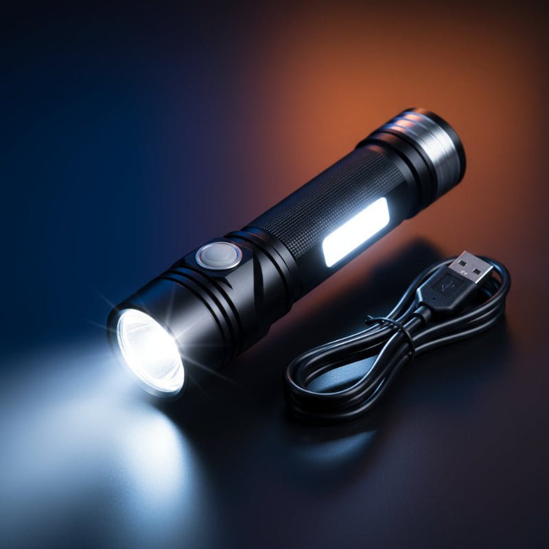 Oplaadbare LED Zaklamp 100.000 Lumen Waterdicht voor Avonturiers 0