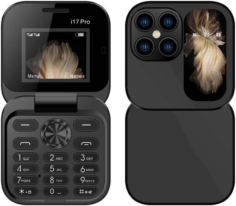 Opvouwbare Mobiele Telefoon FlipLite met Dual SIM en HD-camera 0