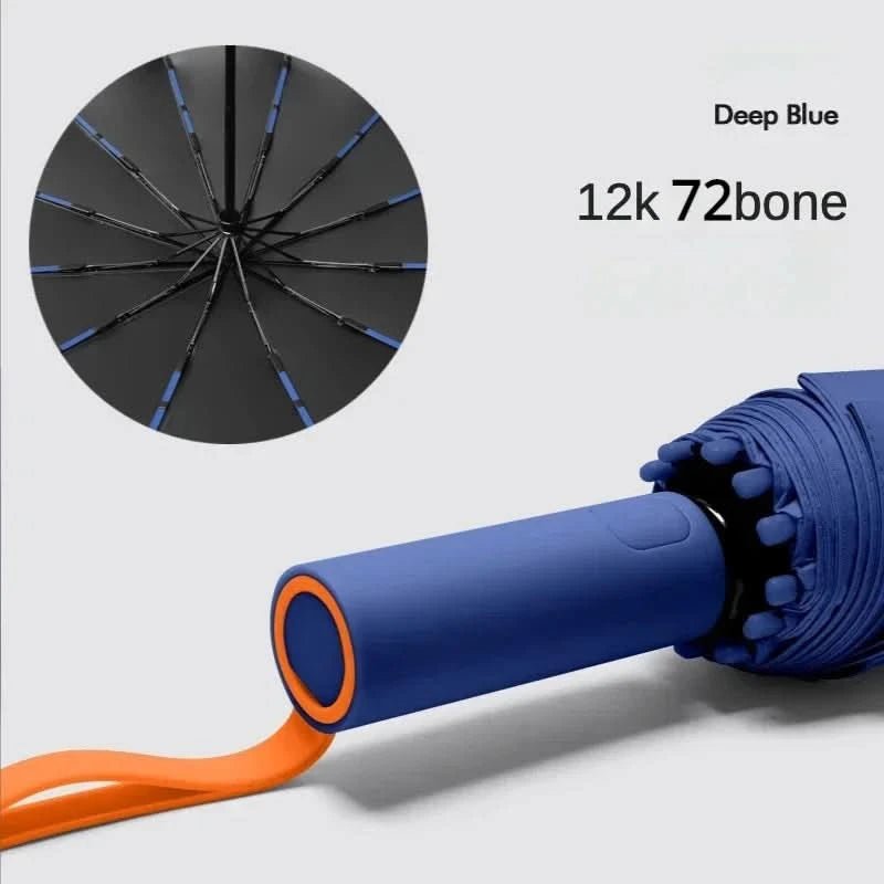 Opvouwbare Stormparaplu Voor Dames en Heren Met Wind- en Waterdichte Bescherming 11