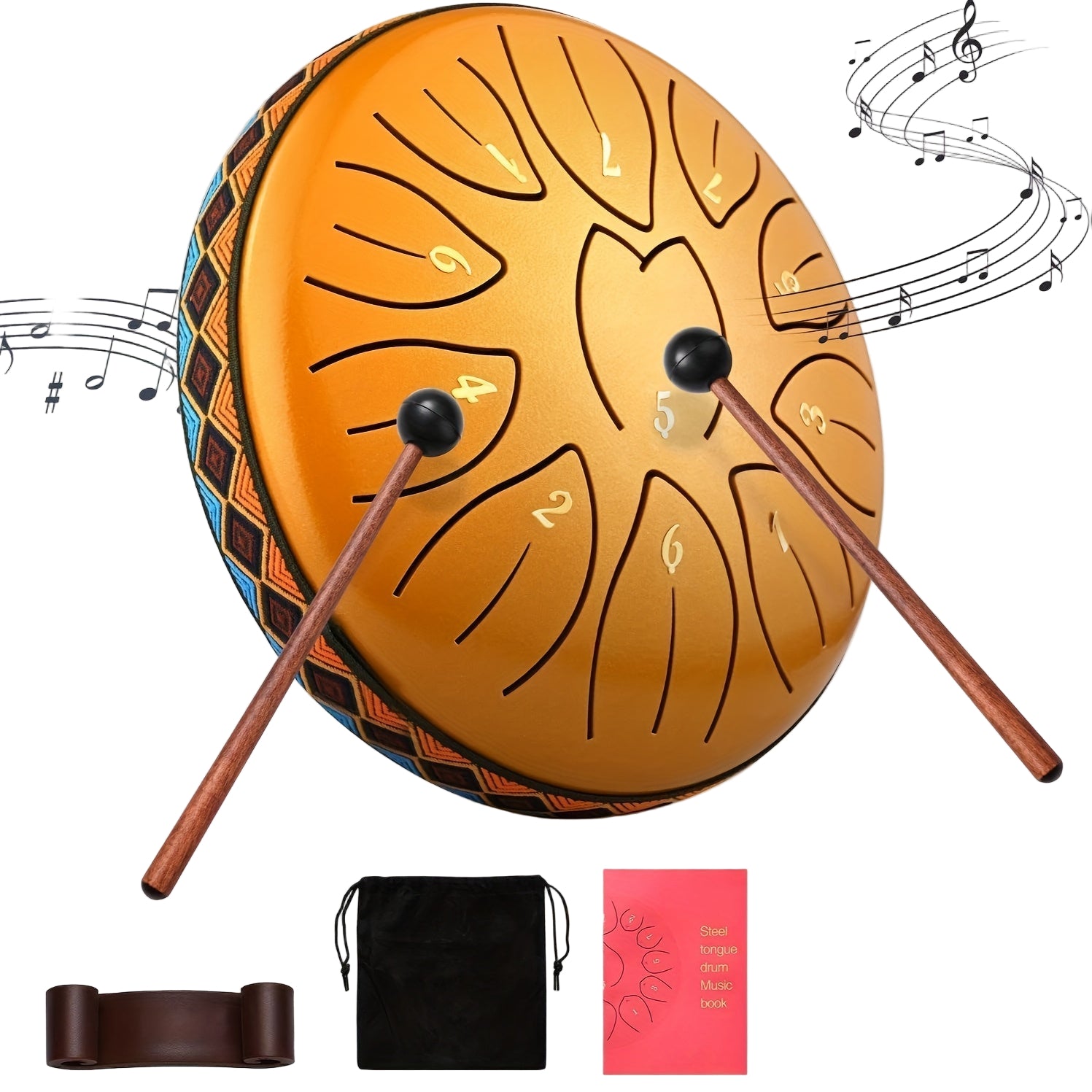 Outdoor Tuin Regentrommel 11-toons Stalen Tongdrum 0