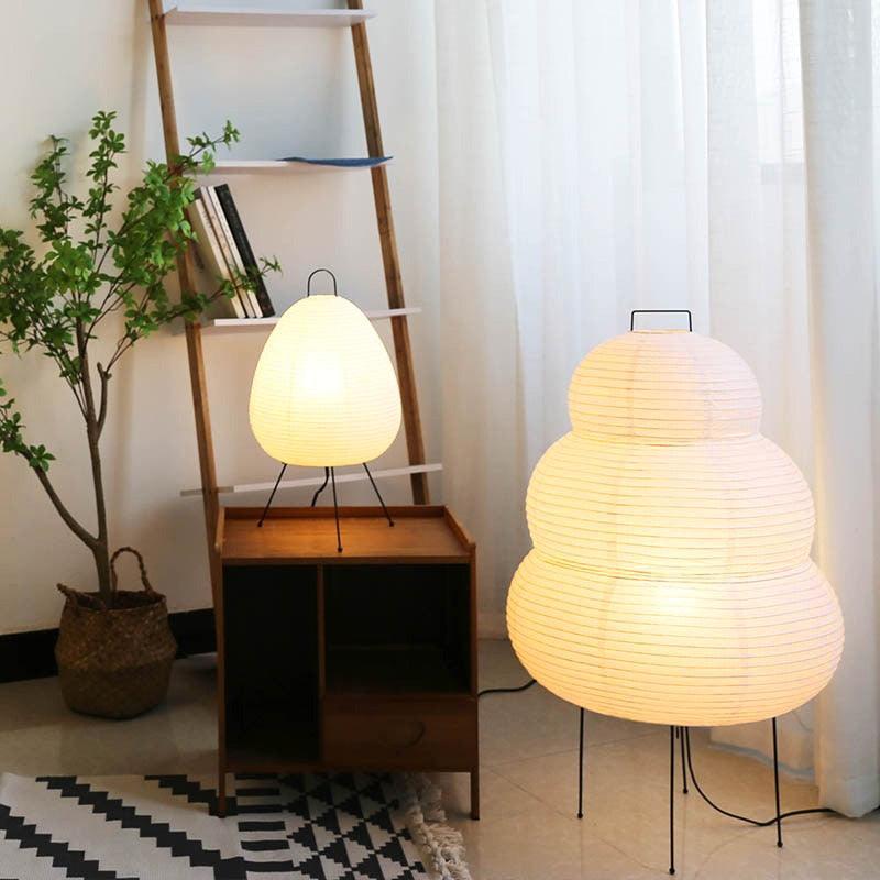 Papieren Hanglamp met Japanse Inspiratie voor Sfeervolle Verlichting 1