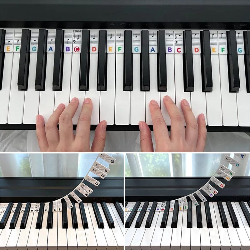 Piano Nootlabels voor Beginners 8
