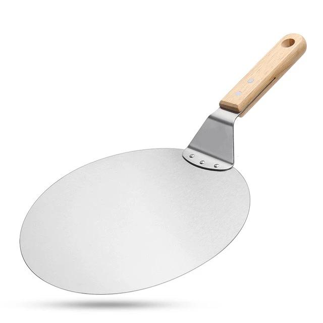 Pizzaschep Met Houten Handvat Voor Authentieke Pizza Beleving 0