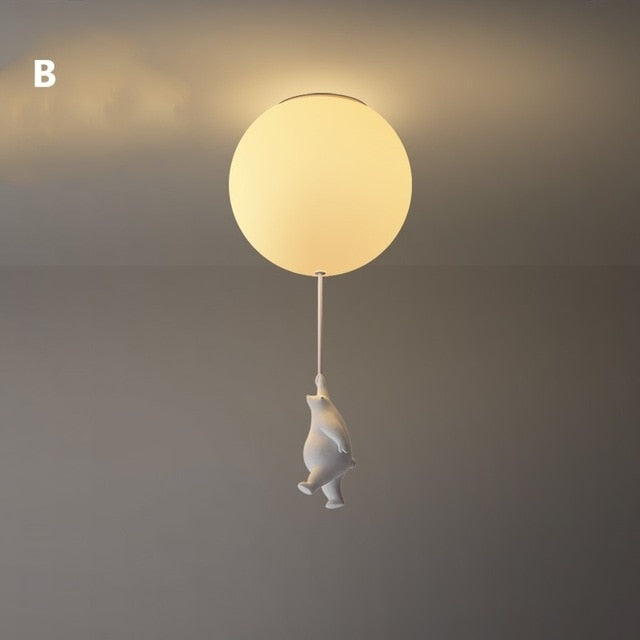 Plafondlamp Beer met Ballon voor Kinderen 11