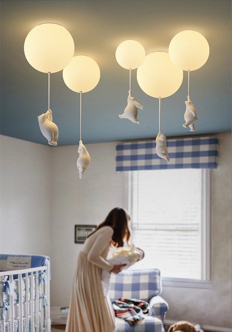 Plafondlamp Beer met Ballon voor Kinderen 3
