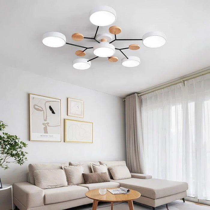 Plafondlamp Scandinavisch Design Vertakt 8