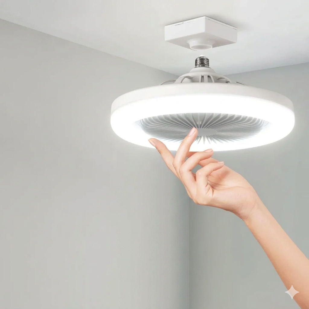 Plafondventilator met LED-verlichting en afstandsbediening 3