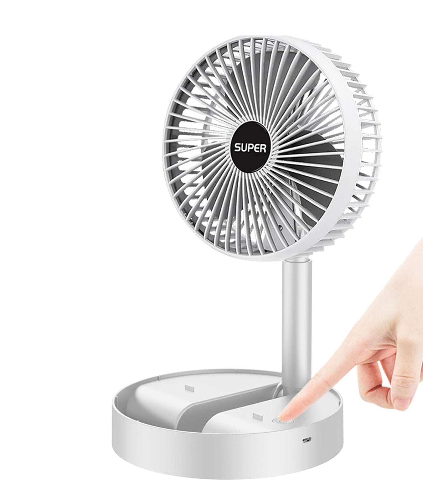 3 Gear Draagbare Oplaadbare Ventilator