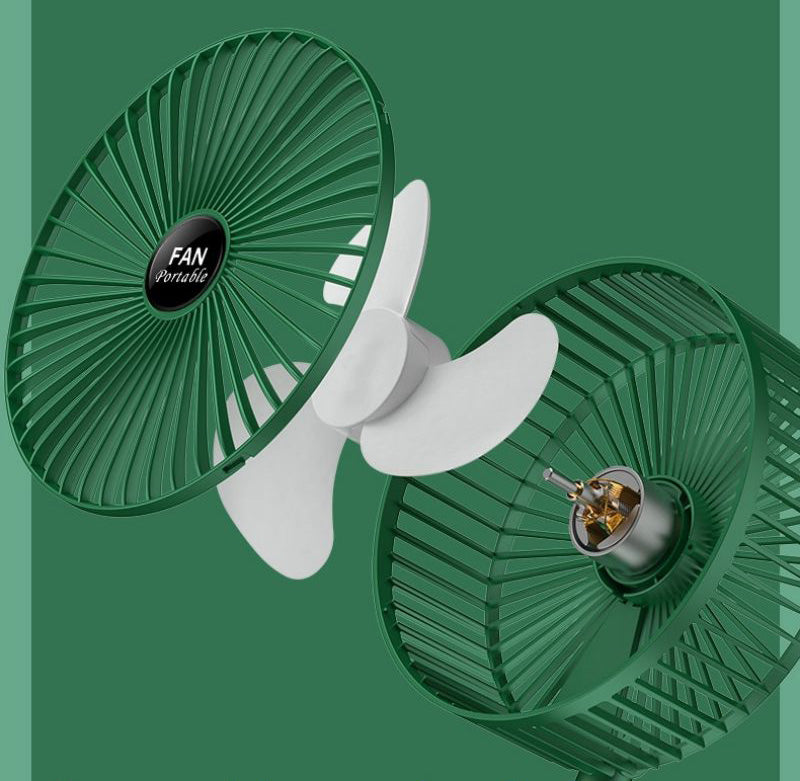 3 Gear Draagbare Oplaadbare Ventilator