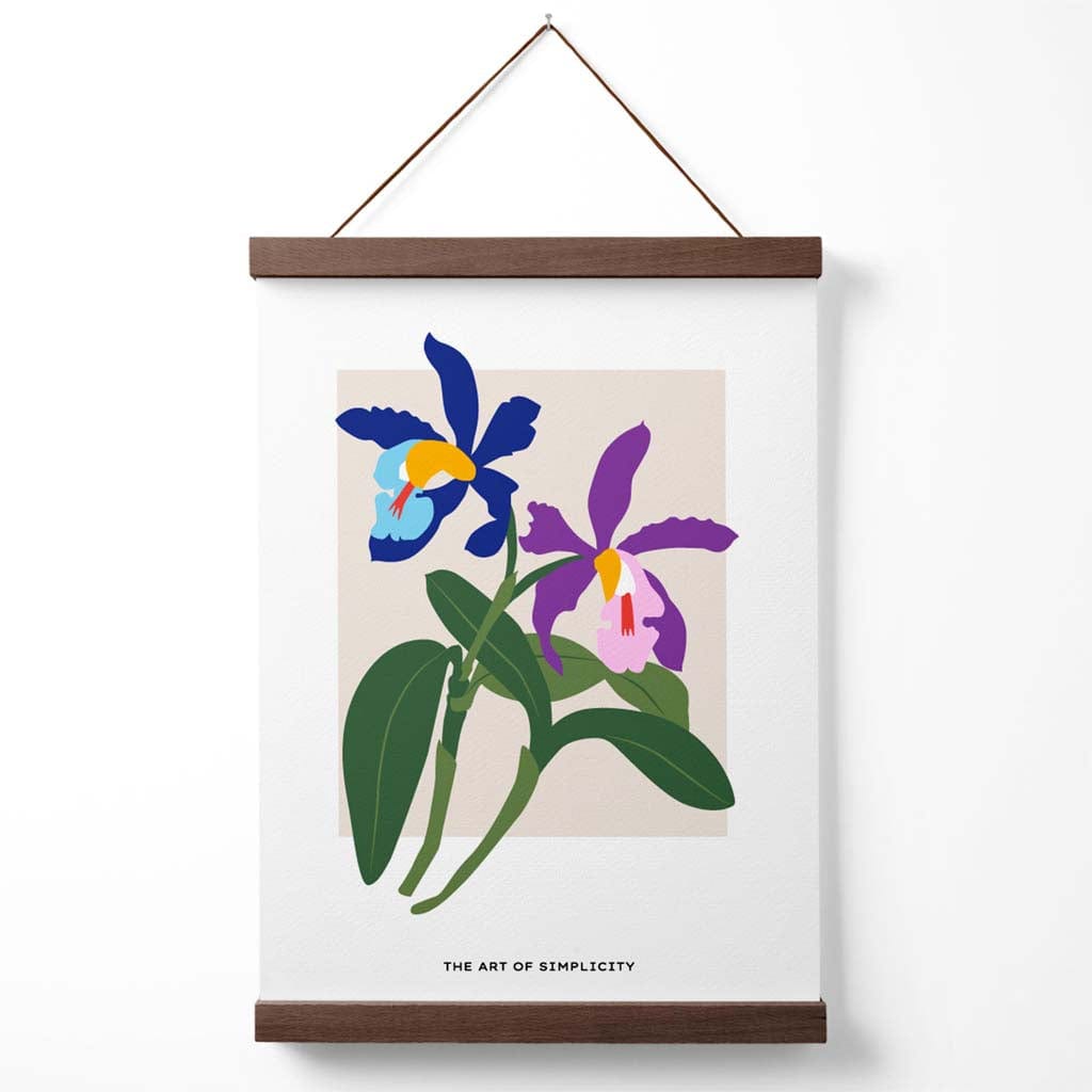 Poster Iris Bloemenontwerp 50x70 - Kunst Aan De Muur Voor Woonkamer, Slaapkamer, Kantoor 4