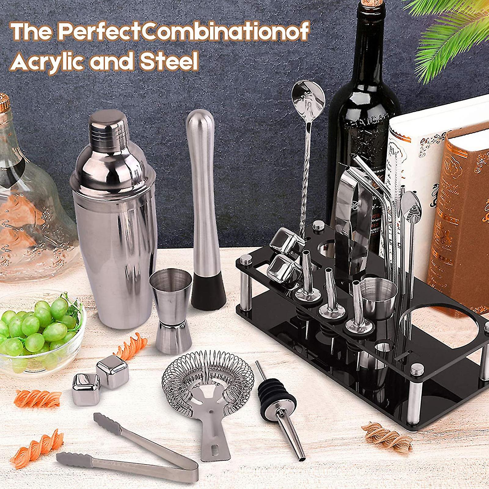 Professionele Barman Kit met 23 Stukken voor Cocktails 3