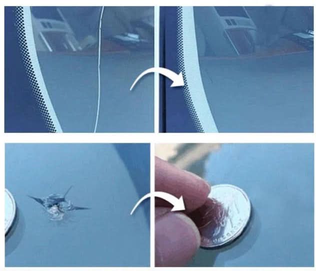 Professionele Glasreparatieset Voor Auto's - Snelle Reparatie Voor Voorruiten En Spiegels 3