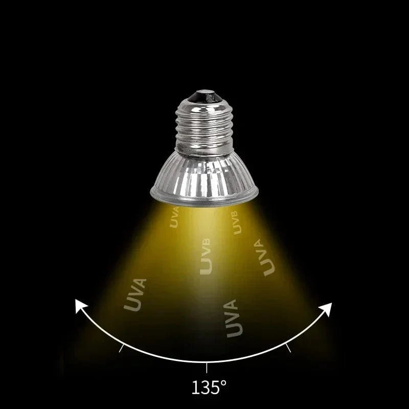 Reptielen Warmtelamp UVA+UVB 25W/50W/75W voor Terrarium en Aquarium 2