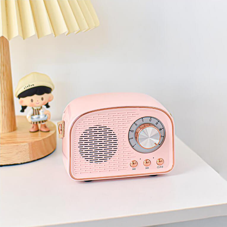 Retro Bluetooth Speaker met Vintage Ontwerp 1