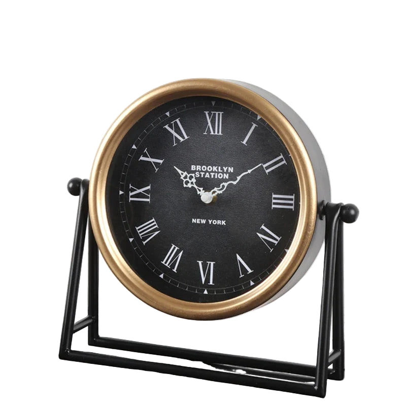 Retro Bureauklok Stille Quartz voor Thuis en Kantoor 4