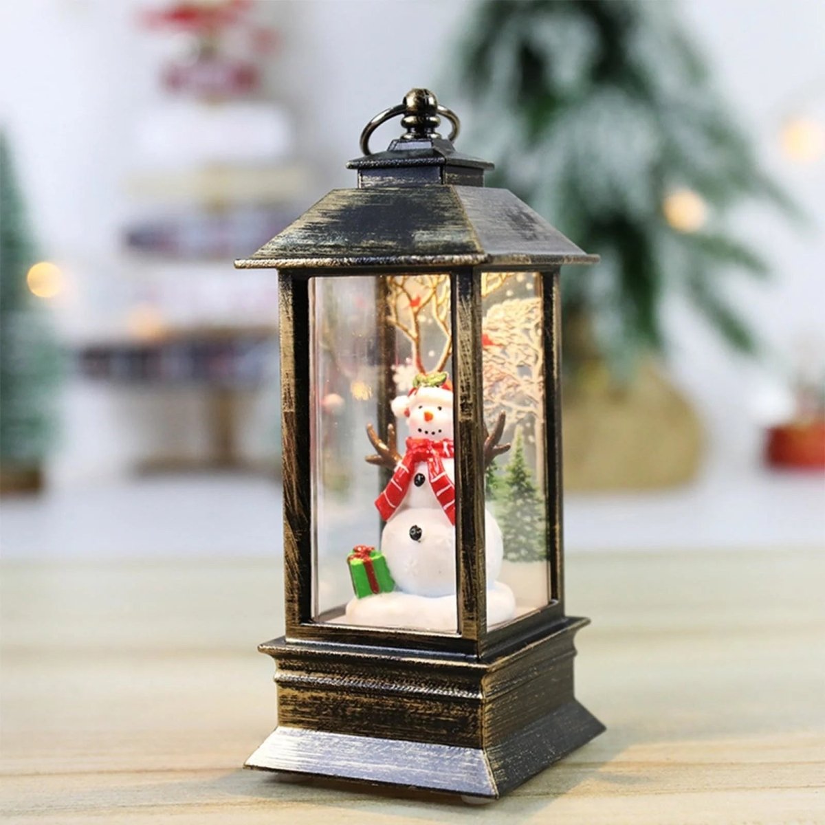 Retro Lantaarn met Warm Licht en Timer 8