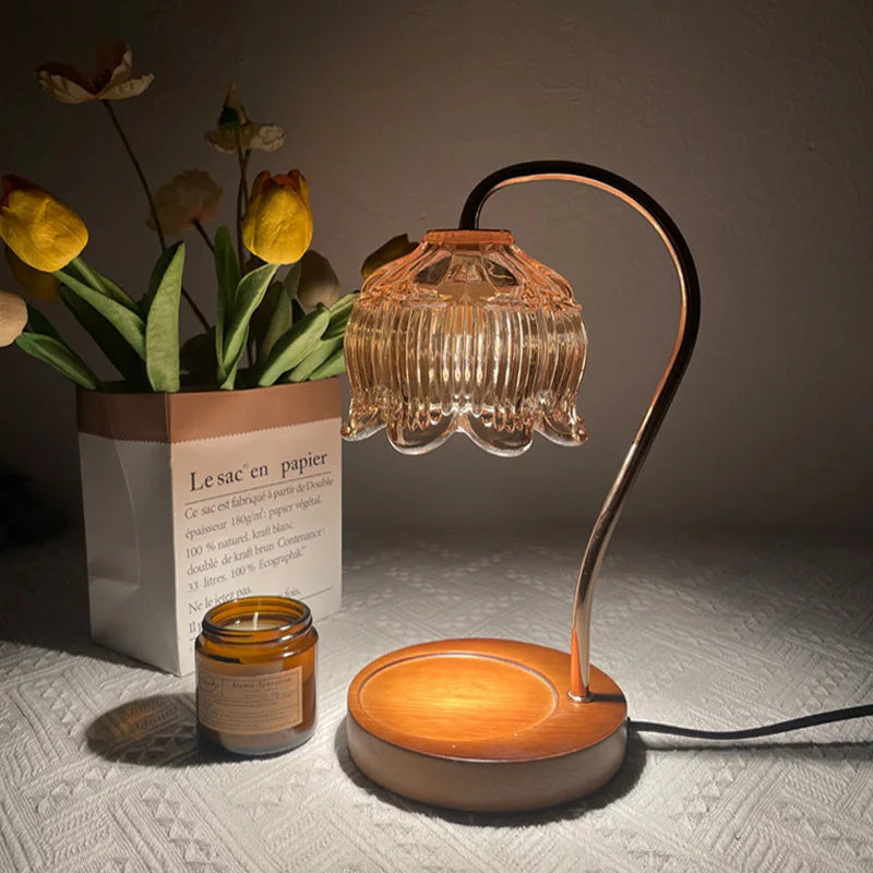 Retro Nachtlamp Vintage Stijl voor Sfeervolle Verlichting 1
