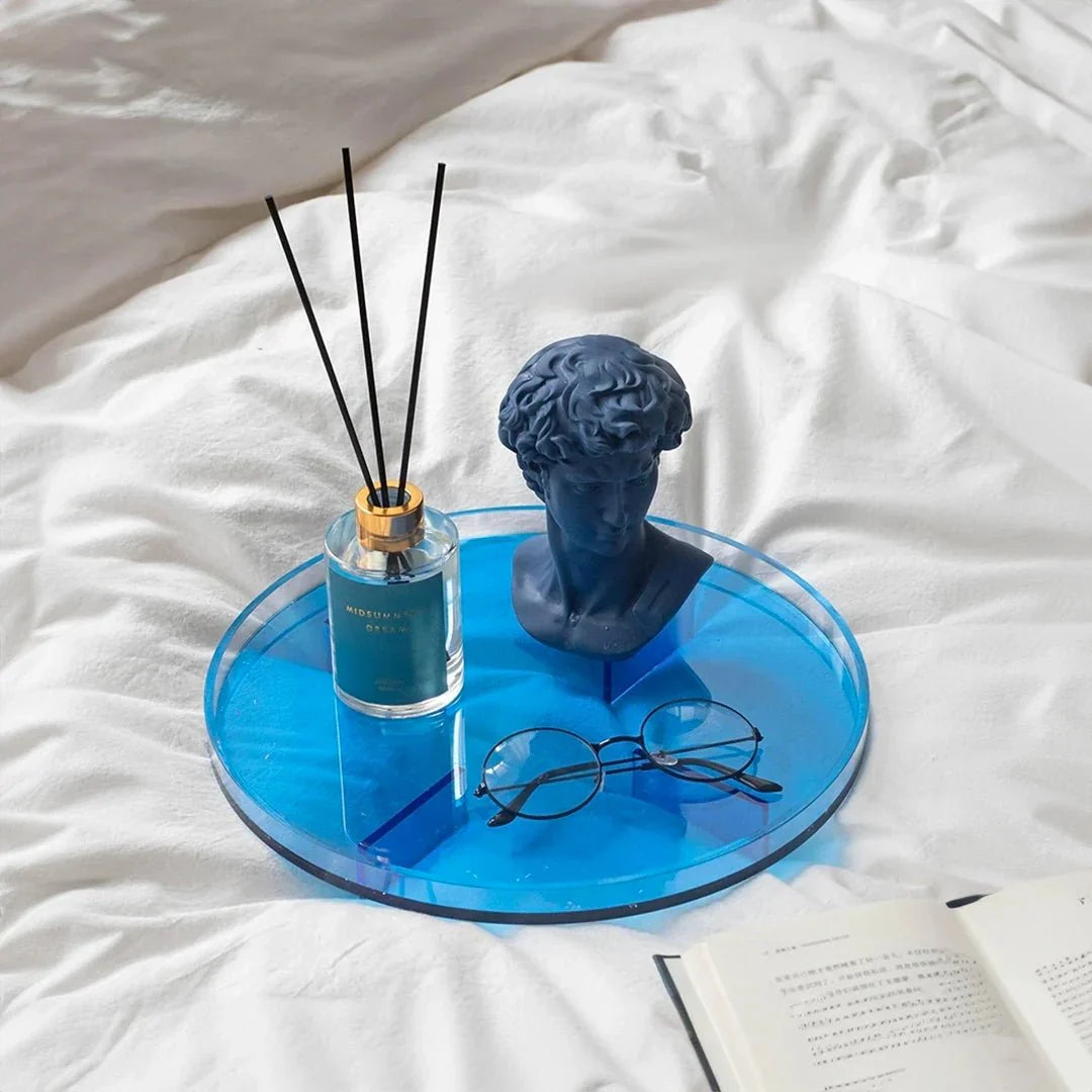 Rond Acryl Opbergbakje voor Badkamer en Huisorganisatie 10