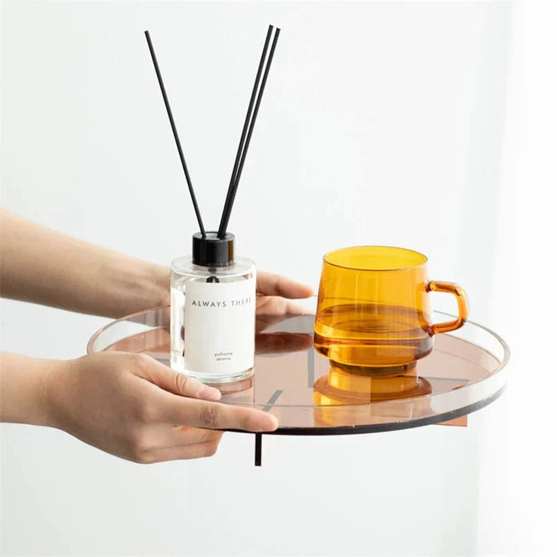 Rond Acryl Opbergbakje voor Badkamer en Huisorganisatie 3