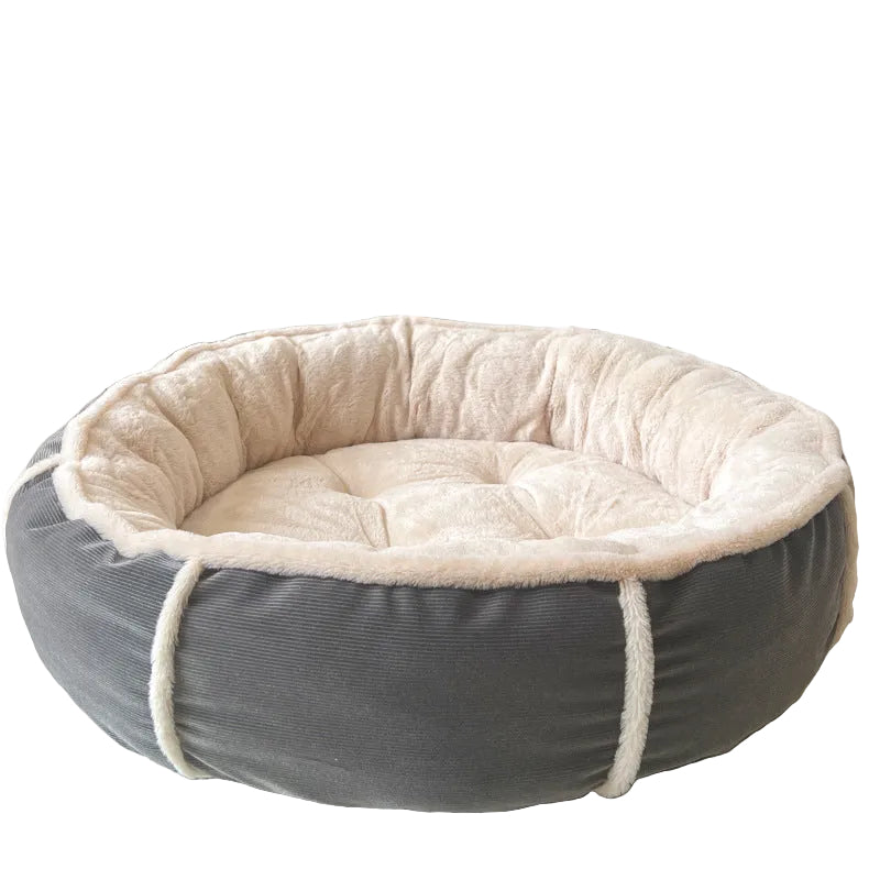 Rond Hondenbed Pluche Comfortabel Nest 0