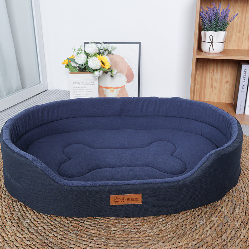 Rond Hondenbed Pluche Comfortabel Nest 5