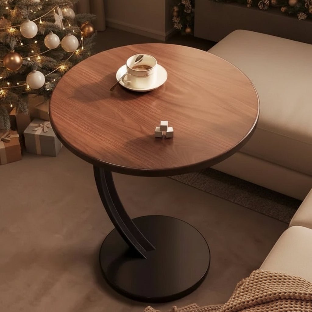 Ronde Bijzettafel Compact en Versterkt voor Kleine Ruimtes 5