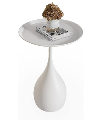Ronde Bijzettafel Metalen Onderstel Modern Design 2