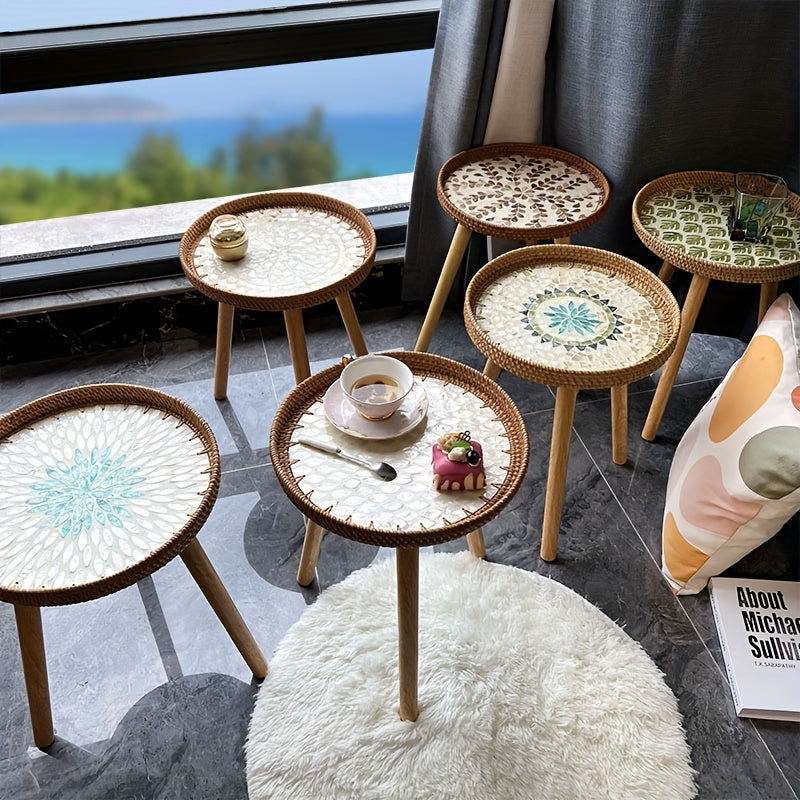 Ronde Bijzettafel Scandinavisch Stijl 1