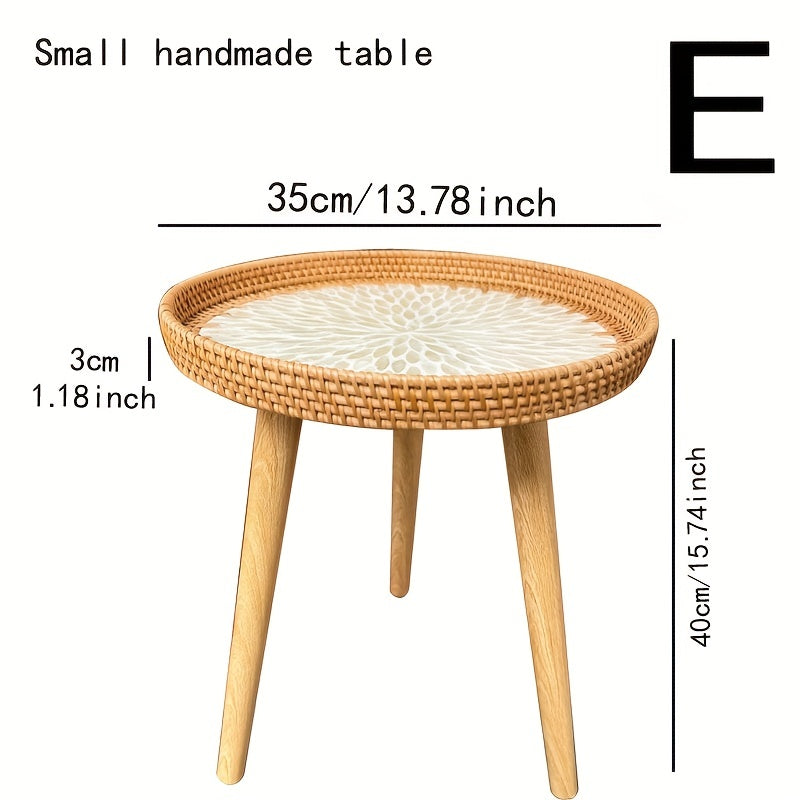 Ronde Bijzettafel Scandinavisch Stijl 12