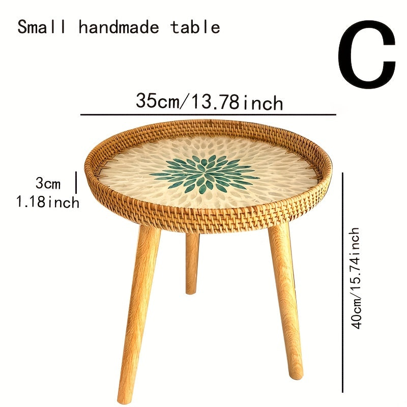 Ronde Bijzettafel Scandinavisch Stijl 13