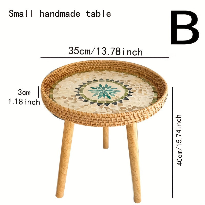Ronde Bijzettafel Scandinavisch Stijl 9
