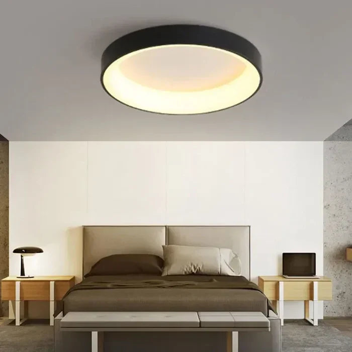 Ronde LED Plafondlamp Scandinavisch Design voor Slaapkamer en Woonkamer 2