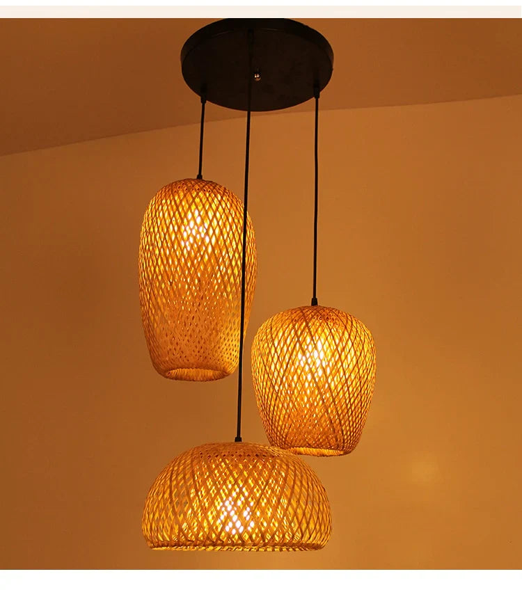 Rotan Hanglamp Natuurlijke Stijl 1