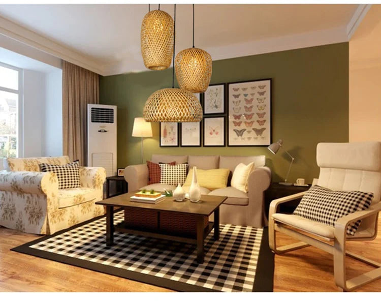 Rotan Hanglamp Natuurlijke Stijl 6