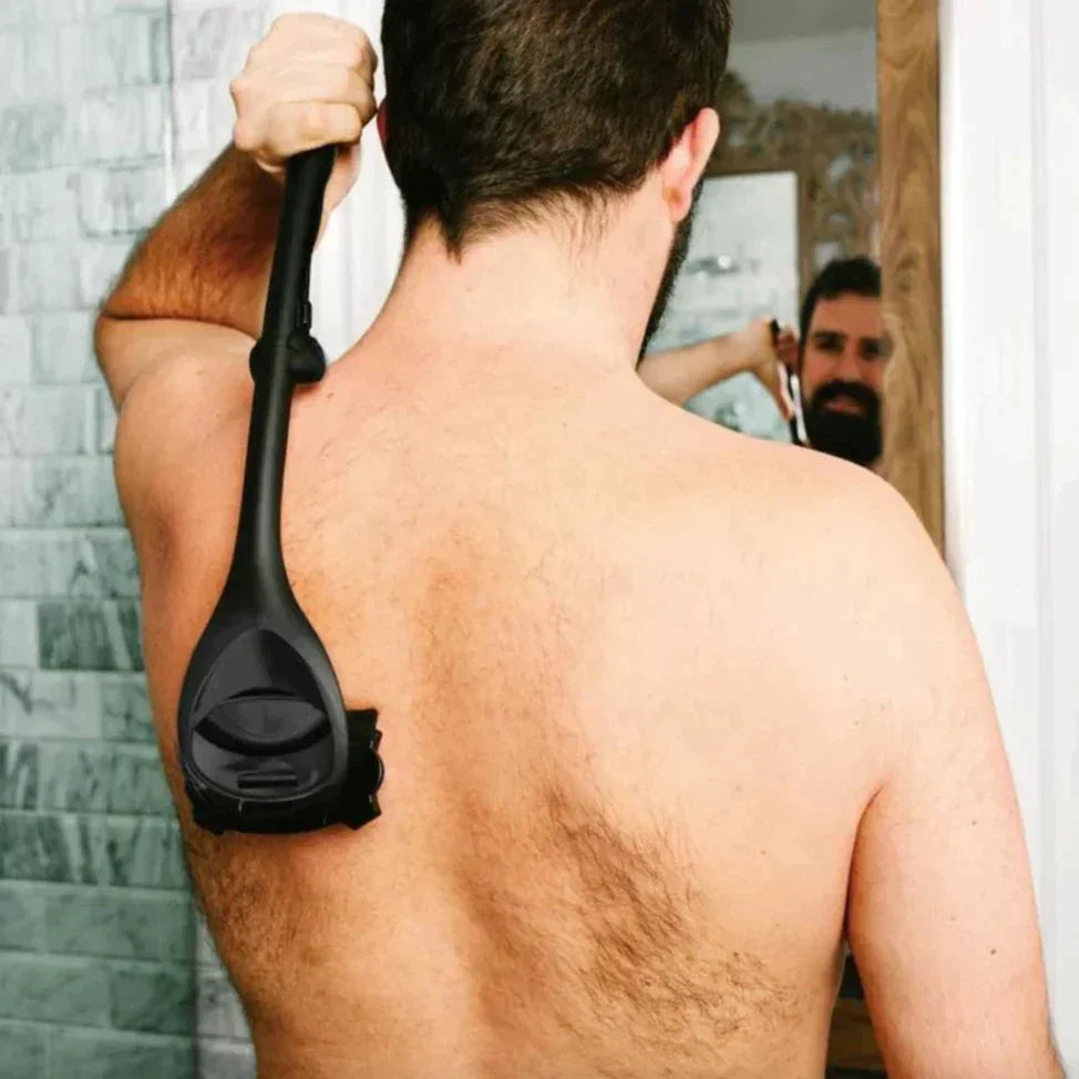 Rugscheermes met Lange Steel en Dubbele Messen 0